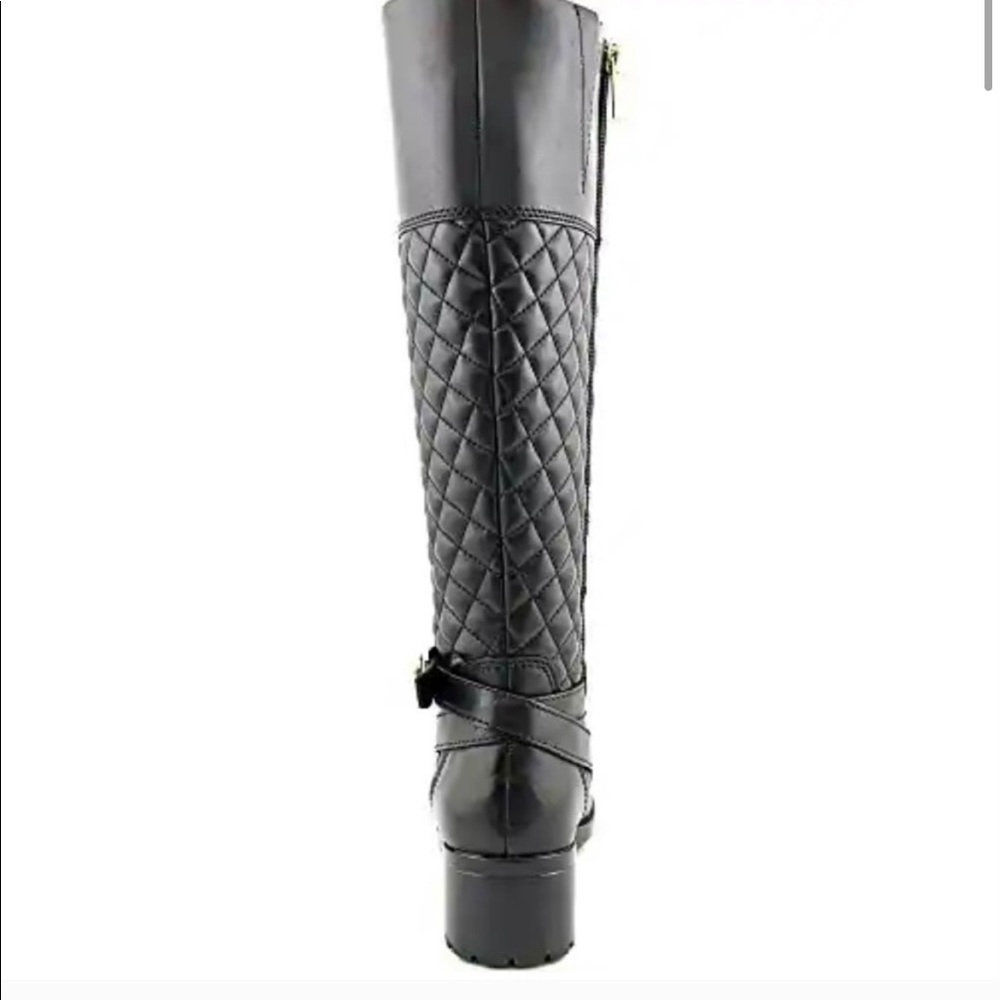 Bandolino quilted wide calf riding boots. NWOT - Picture 2 of 8